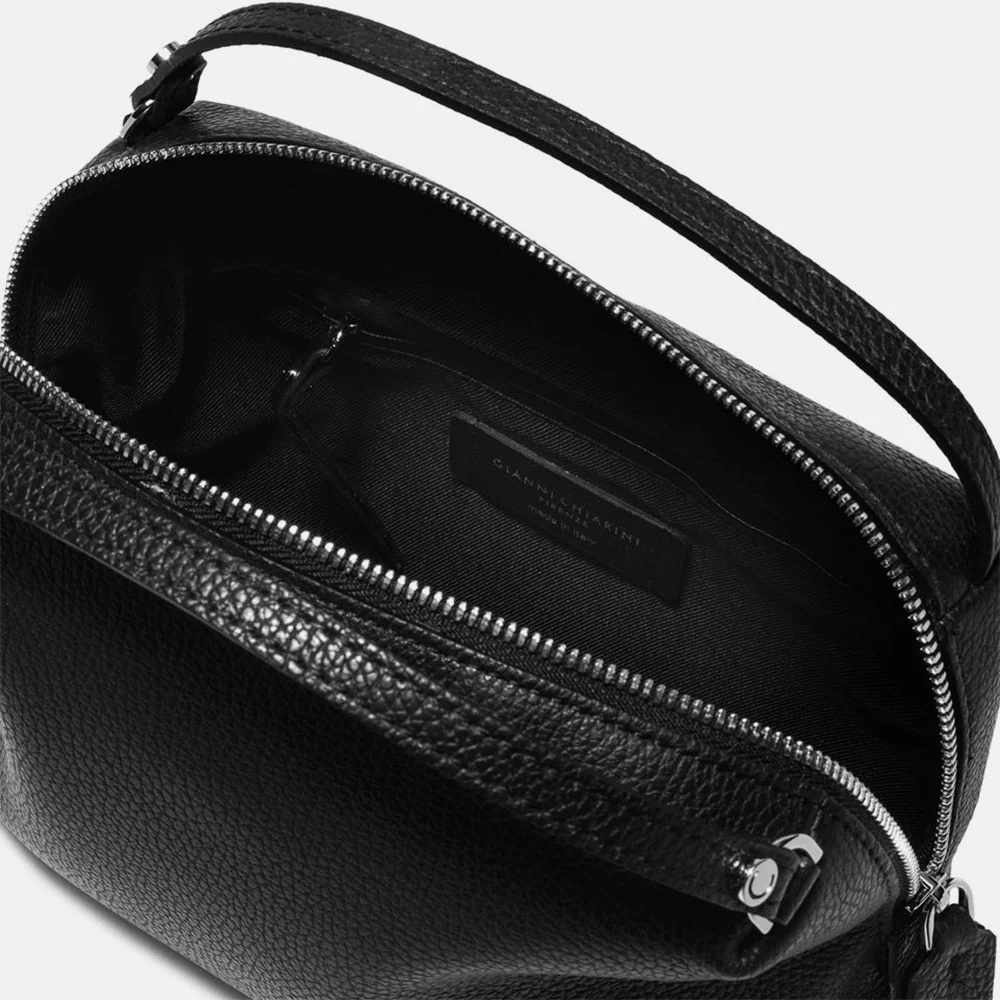Black Leather Large Alifa Bag - Image 3