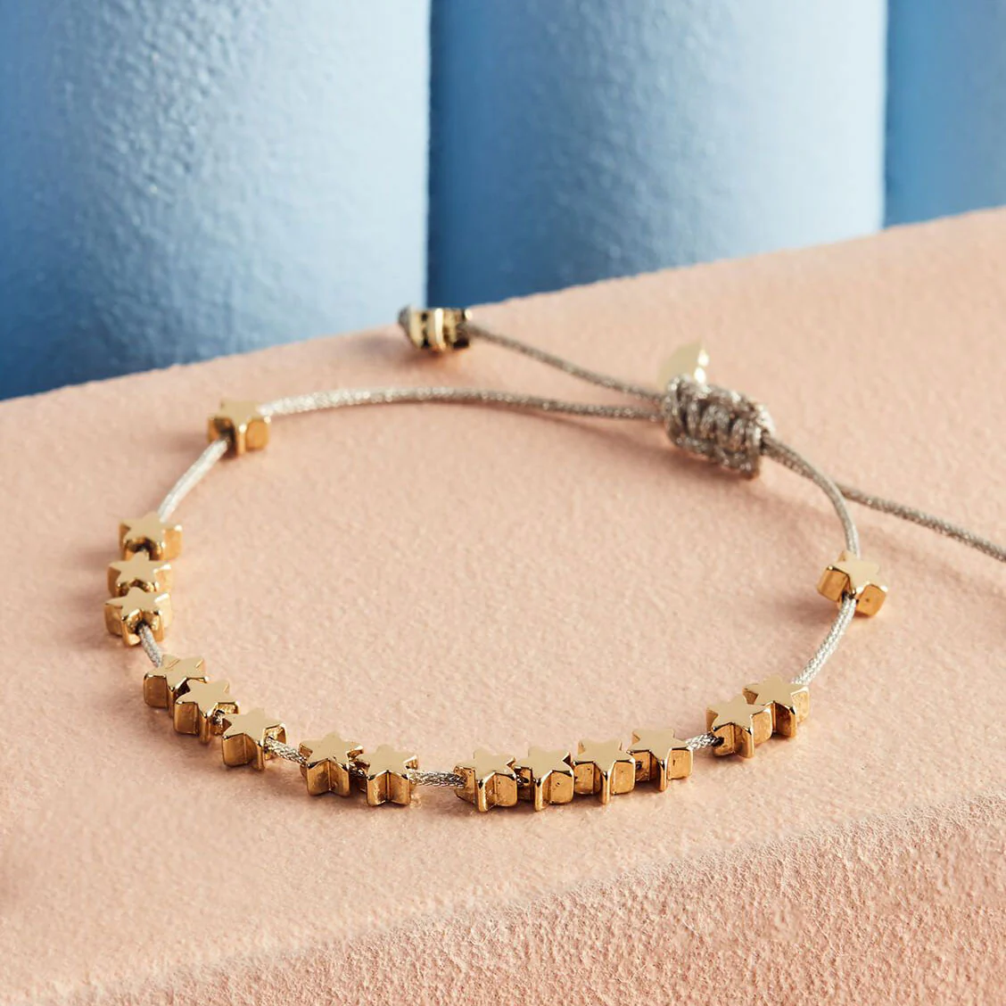 Gold & Silver Plated Stars Bracelet - Image 3