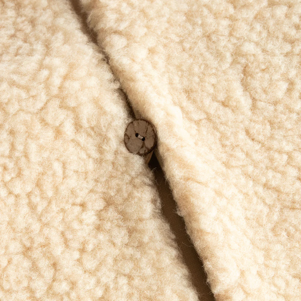 Cream Merino Sheepskin Gilet - Image 8