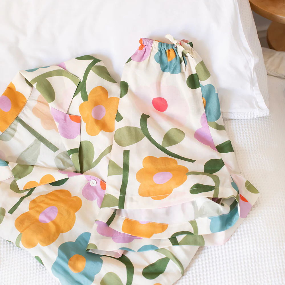 Multi Bloom Short Pyjama Set - Image 3
