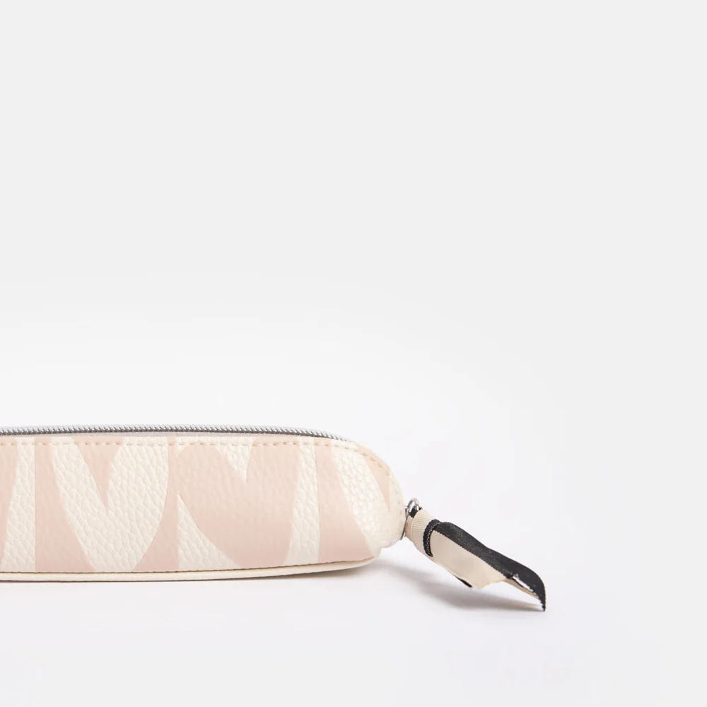 Pink Checkmate Hearts Pencil Case - Image 4