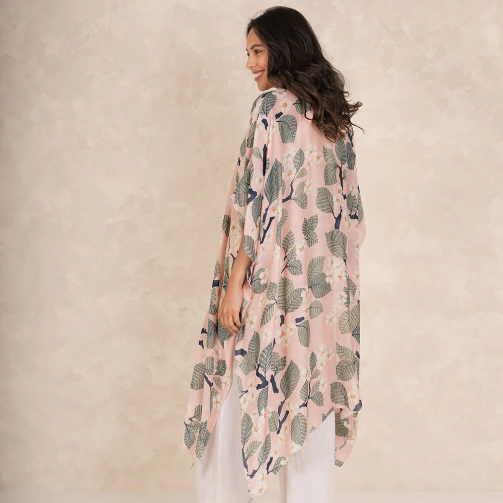 Pink Tree Blossom Throwover - Image 3